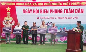 Sóc Trăng: Sôi nổi Ngày hội Biên phòng toàn dân khu vực biên giới biển thị xã Vĩnh Châu và huyện Trần Đề