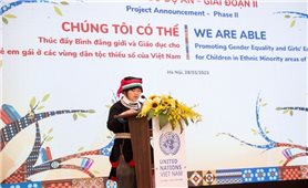 Thúc đẩy bình đẳng giới và giáo dục cho trẻ em gái ở các vùng DTTS