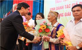 Bình Định: Tổ chức Lễ trao tặng danh hiệu Nhà nước “Nghệ nhân Nhân dân” và “Nghệ nhân ưu tú”