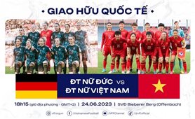 Tuyển nữ Việt Nam lần đầu tiên giao hữu với tuyển nữ Đức, chuẩn bị cho World Cup 2023