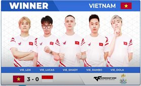 SEA Games 32: Việt Nam giành huy chương Vàng bộ môn Thể thao điện tử - Đột kích