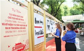 TP. Hồ Chí Minh: Triển lãm Kỷ niệm ngày sinh Chủ tịch Hồ Chí Minh và ngày Bác ra đi tìm đường cứu nước