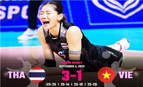 Đội tuyển bóng chuyền nữ Việt Nam không thể gây bất ngờ trước Thái Lan