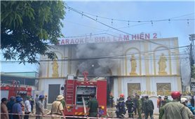 Đắk Lắk: Nhanh chóng khống chế, dập tắt vụ cháy quán Karaoke