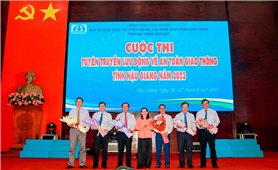 Khai mạc Hội thi tuyên truyền lưu động về ATGT tỉnh Hậu Giang năm 2023