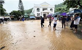 Nghệ An: Lũ lại về nơi từng là thảm họa lũ lụt ở Kỳ Sơn
