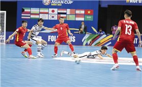 Futsal Việt Nam hiên ngang vị trí đầu bảng sau chiến thắng trước Futsal Hàn Quốc