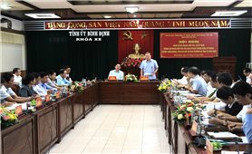 Ban Chỉ đạo Phòng chống tham nhũng, tiêu cực Trung ương làm việc tại Bình Định