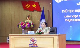 Chủ tịch HĐTV Điện lực miền Bắc Đỗ Nguyệt Ánh: PC Hà Giang cần có những giải pháp quyết liệt hơn để đạt chỉ tiêu kế hoạch