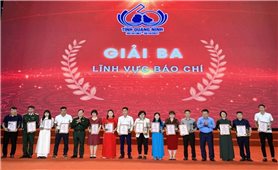 Báo Dân tộc và Phát triển giành giải Ba Cuộc thi sáng tác các tác phẩm văn học, nghệ thuật, báo chí kỷ niệm 60 năm Ngày thành lập tỉnh Quảng Ninh