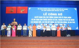 Củ Chi (TP. Hồ Chí Minh): Công bố Quyết định của Thủ tướng Chính phủ về công nhận 6 xã An toàn khu