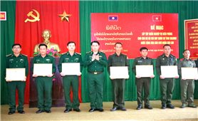 Thừa Thiên Huế: Bế mạc tập huấn nghiệp vụ Biên phòng cho cán bộ quân đội nhân dân Lào