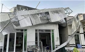An Giang: Mưa dông gây thiệt hại 100 căn nhà tại huyện cù lao Phú Tân