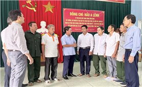 Bộ trưởng, Chủ nhiệm Ủy ban Dân tộc Hầu A Lềnh kiểm tra, đánh giá việc thực hiện Chương trình MTQG 1719 tại tỉnh Thanh Hóa