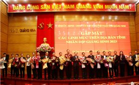 Tỉnh Quảng Ninh gặp mặt các linh mục trên địa bàn nhân dịp Giáng sinh năm 2023