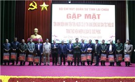 Bộ Chỉ huy Quân sự tỉnh Lai Châu: Gặp mặt tôn vinh điển hình tiên tiến, Người có uy tín vùng đồng bào DTTS