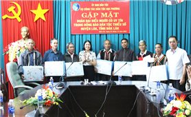Vụ Công tác Dân tộc địa phương tiếp đón Đoàn đại biểu Người có uy tín huyện Lắk