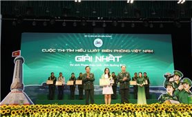 Lễ Trao giải cuộc thi trực tuyến “Tìm hiểu Luật Biên phòng Việt Nam”