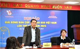 Gần 200 vận động viên sẽ tranh tài tại Giải bóng bàn Cúp Hội Nhà báo Việt Nam năm 2023