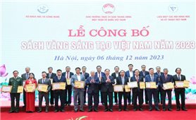 Ủy ban Trung ương MTTQ Việt Nam công bố Sách vàng Sáng tạo Việt Nam năm 2023