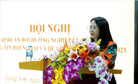 Lạng Sơn: Tổ chức Hội nghị tập huấn bồi dưỡng nghiệp vụ công tác thông tin đối ngoại và quản lý báo chí