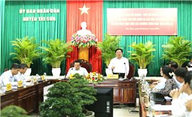 Phó Thủ tướng Chính phủ Trần Lưu Quang kiểm tra thực hiện các Chương trình MTQG tại tỉnh Bình Định