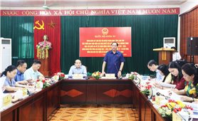Đoàn giám sát của Quốc hội làm việc với UBND huyện Tràng Định, Lạng Sơn về các Chương trình MTQG
