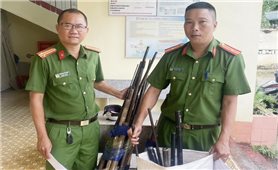 Đắk Nông: Công an huyện Cư Jút thu hồi 19 súng tự chế