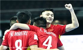 Futsal Việt Nam nằm ở bảng đấu 