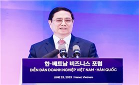 Thủ tướng: Kỳ vọng hợp tác kinh tế Việt Nam - Hàn Quốc đạt kết quả gấp 3, 4 lần hiện nay