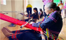 Chuẩn bị tổ chức Lớp tập huấn, bồi dưỡng và truyền dạy nghề dệt thổ cẩm đồng bào Ê Đê tỉnh Phú Yên