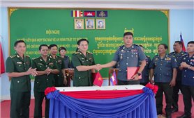 Bộ đội Biên phòng Kiên Giang và Hiến binh tỉnh Kampốt tiếp tục phối hợp chặt chẽ trong quản lý bảo vệ khu vực biên giới