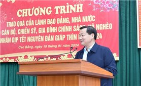 Phó Thủ tướng Lê Minh Khái thăm, chúc Tết tại tỉnh Cao Bằng