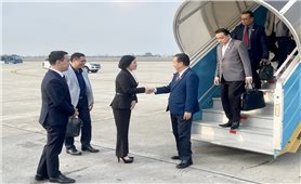Phó Chủ tịch Quốc hội Lào Chạ-lơn Dia-pao-hơ đến Hà Nội, bắt đầu chuyến thăm và làm việc tại Việt Nam