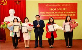 Hội Nhà báo tỉnh Ninh Bình, triển khai nhiệm vụ năm 2024 và trao giải Cuộc thi 