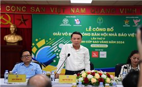 Giải vô địch bóng bàn Hội Nhà báo Việt Nam lần thứ 17 tranh Cúp Sao Vàng Việt Nam năm 2024