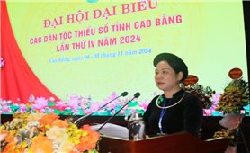 Đại hội Đại biểu các DTTS tỉnh Cao Bằng lần thứ IV - năm 2024 thành công tốt đẹp