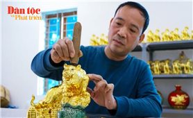 Hồi sinh làng nghề dát vàng Kiêu Kỵ