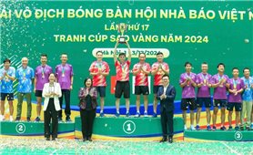 Bế mạc Giải vô địch Bóng bàn Hội Nhà báo Việt Nam lần thứ 17