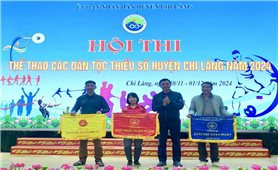 Hơn 500 vận động viên tham gia Hội thi thể thao các DTTS huyện Chi Lăng năm 2024