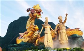 Mãn nhãn với cụm linh vật rồng Giáp Thìn 2024 ở Bình Định