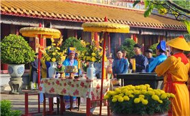 Thừa Thiên Huế: Tái hiện Lễ hạ nêu, khai ấn tại Hoàng cung triều Nguyễn