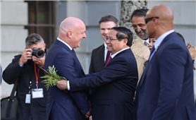 Lễ đón Thủ tướng Phạm Minh Chính thăm chính thức New Zealand theo nghi thức cao nhất