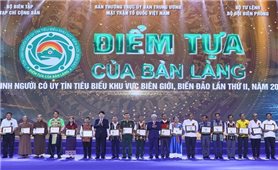 Tôn vinh Người có uy tín tiêu biểu khu vực biên giới, biển đảo lần thứ II, năm 2024