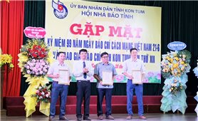 Báo Dân tộc và Phát triển đạt giải A Giải báo chí tỉnh Kon Tum lần thứ XII