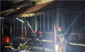 Thừa Thiên Huế: Ngôi chùa cổ bốc cháy trong đêm