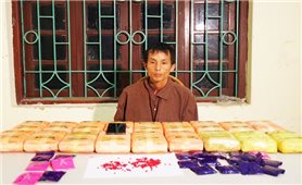 Điện Biên: Bắt giữ đối tượng vận chuyển 112 nghìn viên ma túy tổng hợp