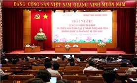 Hội nghị Sơ kết 6 tháng đầu năm và triển khai công tác 6 tháng cuối năm 2024 ngành Quản lý nhà nước về tôn giáo