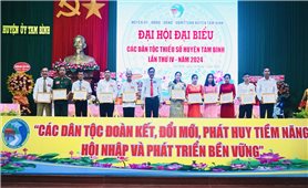 Tam Bình (Vĩnh Long): Tổ chức thành công Đại hội Đại biểu các DTTS huyện lần thứ IV, năm 2024