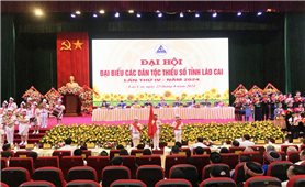 Bộ trưởng, Chủ nhiệm Uỷ ban Dân tộc Hầu A Lềnh dự Đại hội Đại biểu các DTTS tỉnh Lào Cai